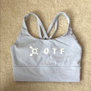OTF Light Gray Sports Bra